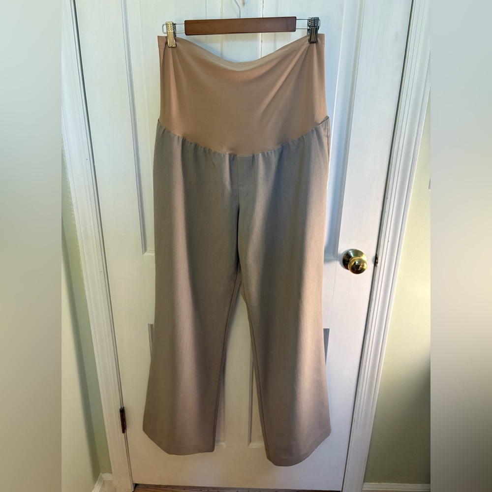 Duo Maternity Beige - Khaki dress pant